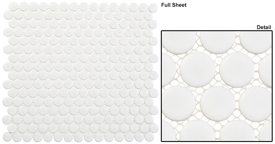 Liberty Pure (3/4" Penny Round Matte)