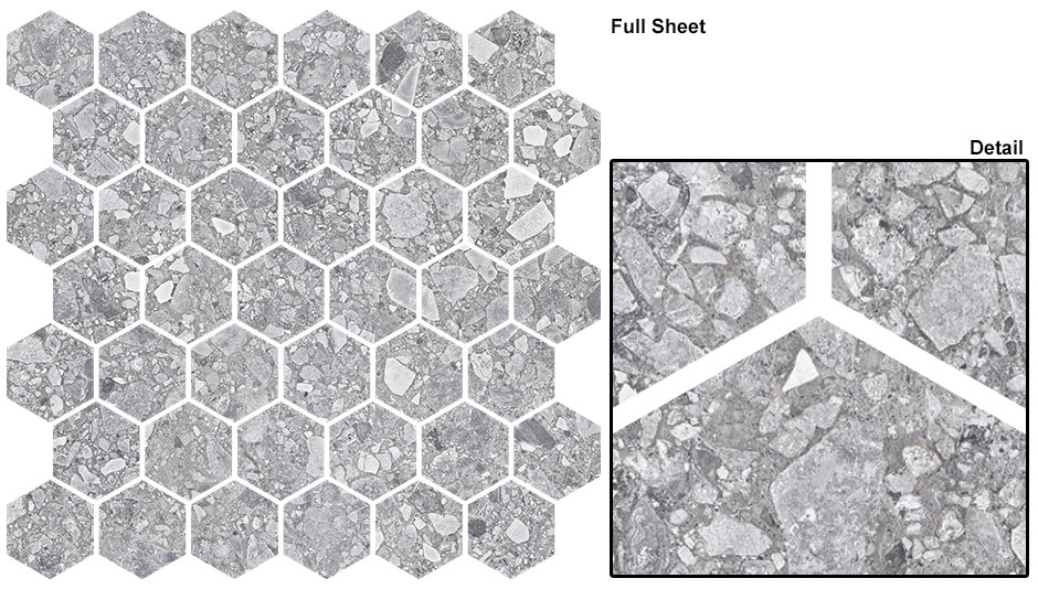 Tremelo Stellata Matte Hex Mosaic