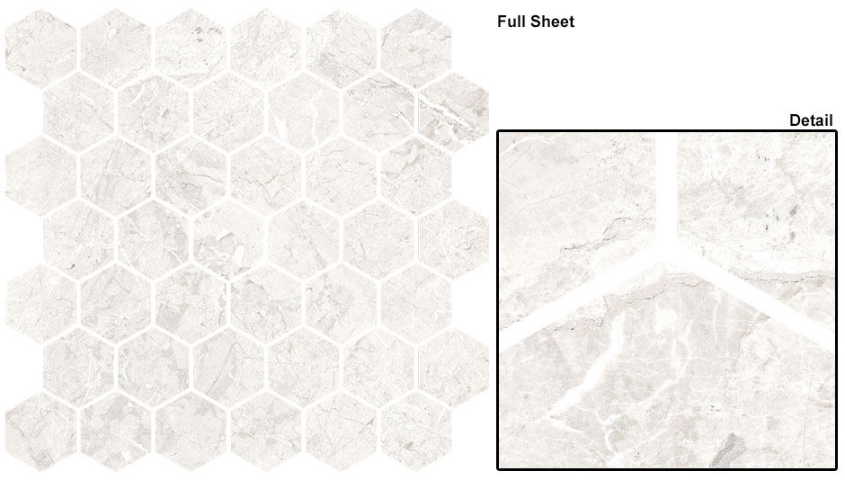 Timbre Polished Hex Mosaic