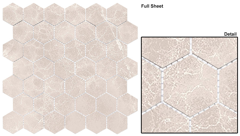 Fugue DCOF Matte Hex Mosaic