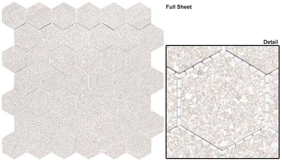 Accente DCOF Matte Hex Mosaic