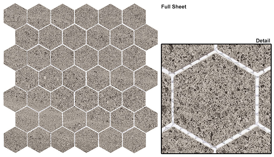 Fermenta DCOF Matte Hex Mosaic