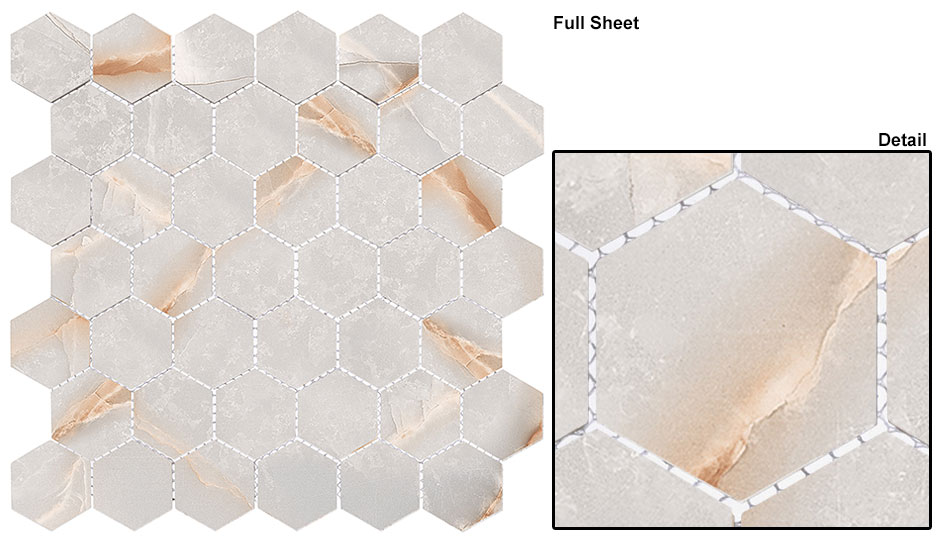 Sonata DCOF Matte Hex Mosaic