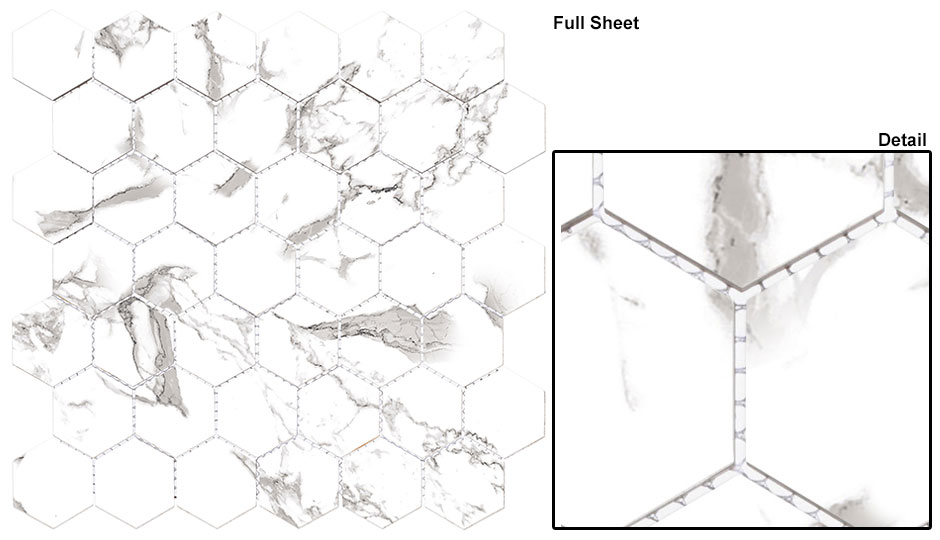 Tocatta Polished Hex Mosaic