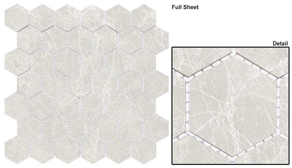 Capella Polished Hex Mosaic