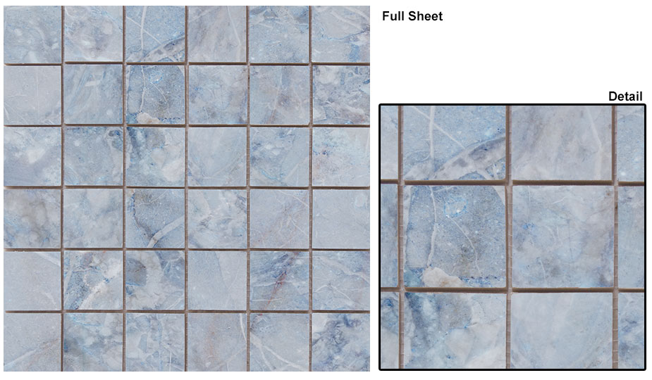 Atlantis Blue 2x2 Mosaic