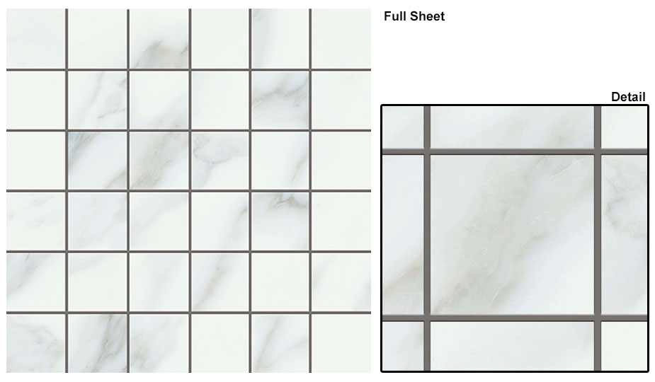 Even White 2x2 Mosaic
